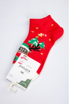 Шкарпетки жіночі новорічні кашемір